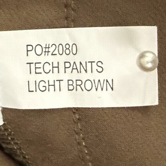 State And Liberty Pants Mens 38x30 Brown Athletic Fit Stretch Tech Chinos - Picture 12 of 13